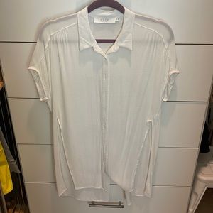 Astr short sleeve silky top